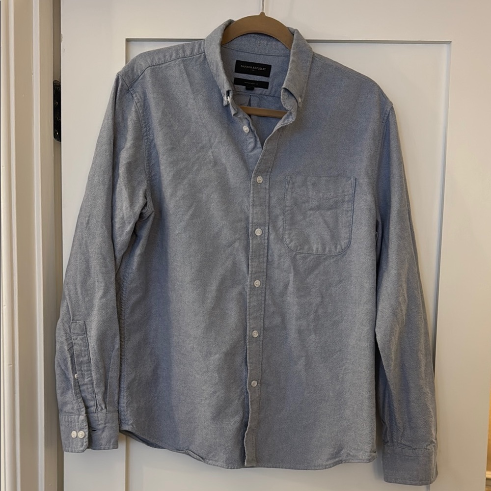Banana Republic Blue Button-down Shirt